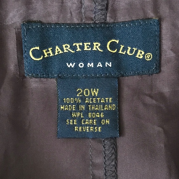 CHARTER CLUB Floral Maxi Dress Purple Sheer Short Sleeve Women’s Plus Size 20 2X - Picture 8 of 16